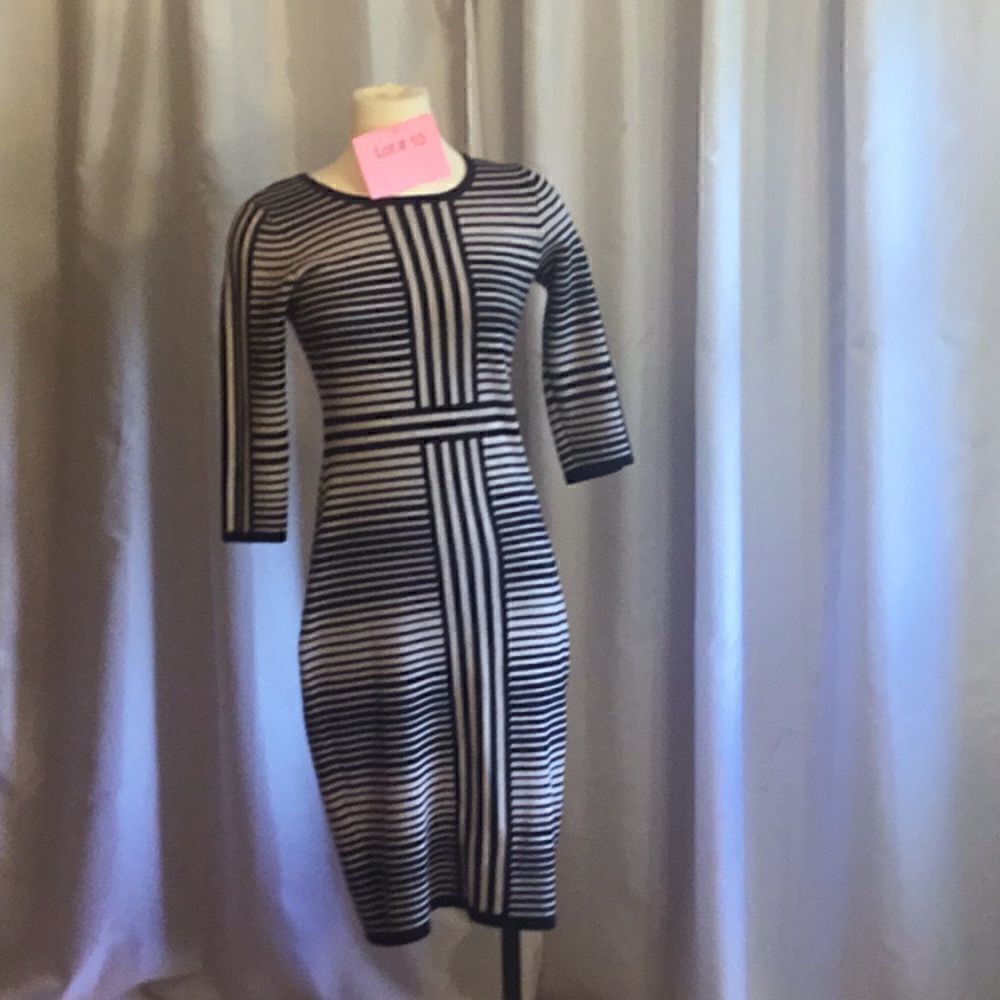 Fall to winter weight sweater dress with 3/4 length sleeves in small ROZ & ALI
